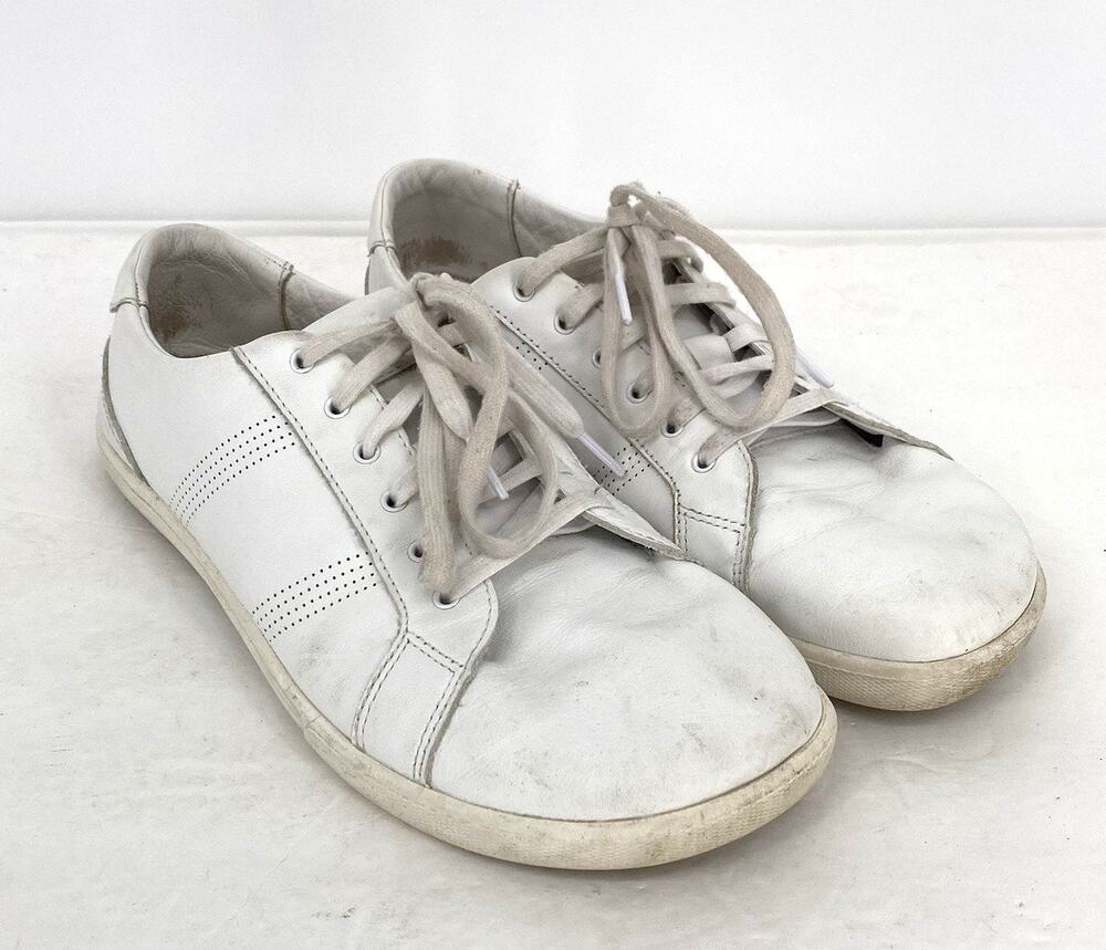 Xero Dillon Leather Sneakers Womens 10.5 White Barefoot Minimalist Shoes